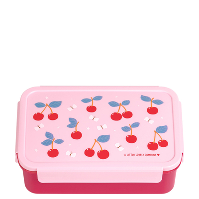 A Little Lovely Company Robin Bento Lunchbox cherries