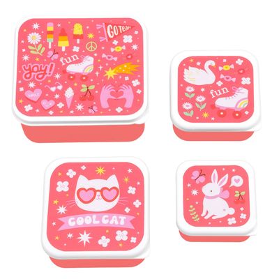 A Little Lovely Company Charlie Lunch & Snack Box fun