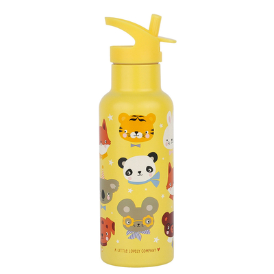 A Little Lovely Company Alex Water Bottle XL animal friends