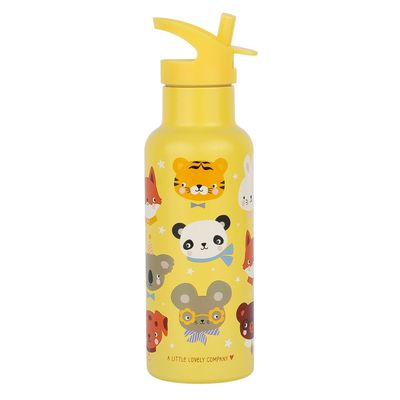 A Little Lovely Company Alex Water Bottle XL animal friends