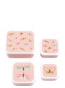A Little Lovely Company Charlie Lunch & Snack Box butterflies
