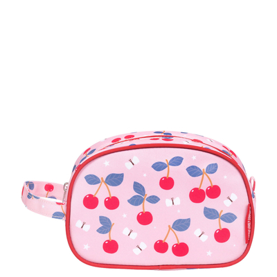 A Little Lovely Company Jules Toiletry Bag cherries