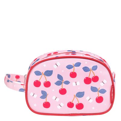 A Little Lovely Company Jules Toiletry Bag cherries