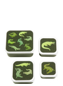 A Little Lovely Company Charlie Lunch & Snack Box crocodiles