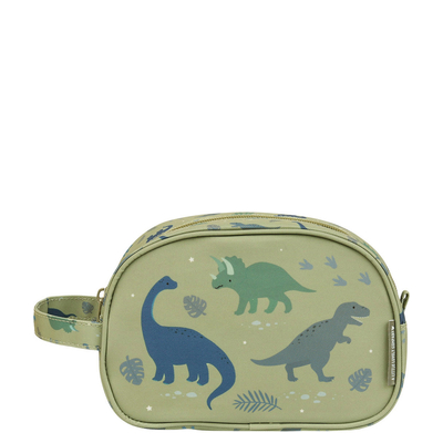 A Little Lovely Company Jules Toiletry Bag dinosaurs