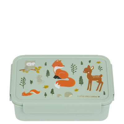 A Little Lovely Company Robin Bento Lunchbox forest friends
