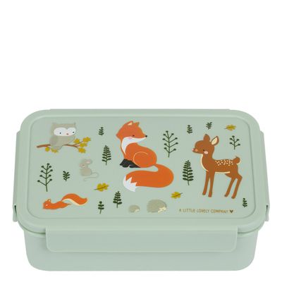 A Little Lovely Company Robin Bento Lunchbox forest friends