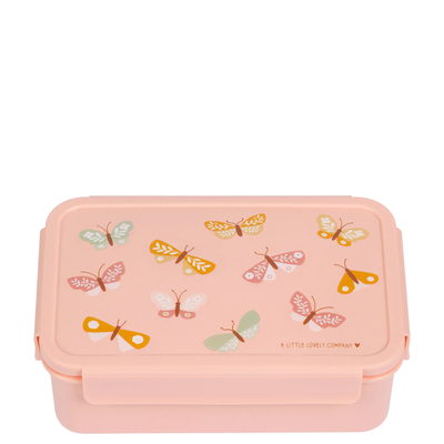 A Little Lovely Company Robin Bento Lunchbox butterflies
