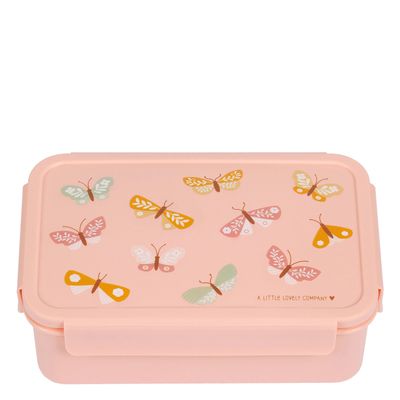 A Little Lovely Company Robin Bento Lunchbox butterflies
