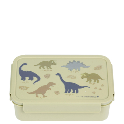 A Little Lovely Company Robin Bento Lunchbox dinosaurs