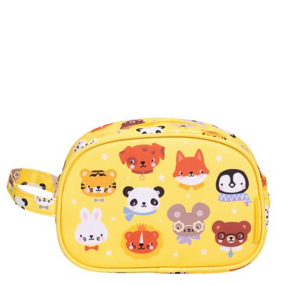 A Little Lovely Company Jules Toiletry Bag animal friends