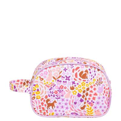 A Little Lovely Company Jules Toiletry Bag flower garden