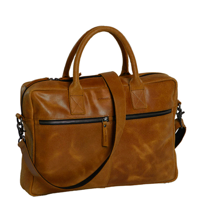 Daniel Ray Gisborne Laptopbag cognac