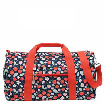 A Little Lovely Company Sam Weekendbag strawberries