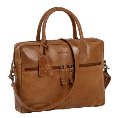 Daniel Ray Gouldburn Laptopbag cognac