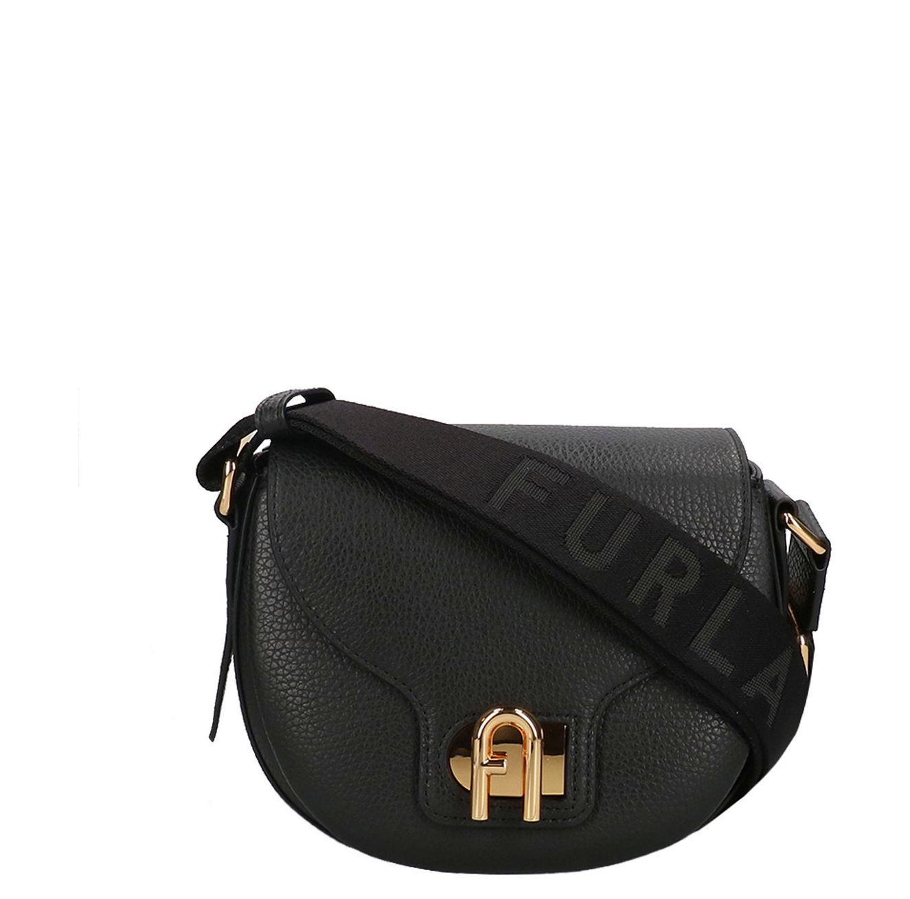 Furla crossbodytas zwart en multicolor