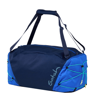 Satch Dufflebag crossed blue