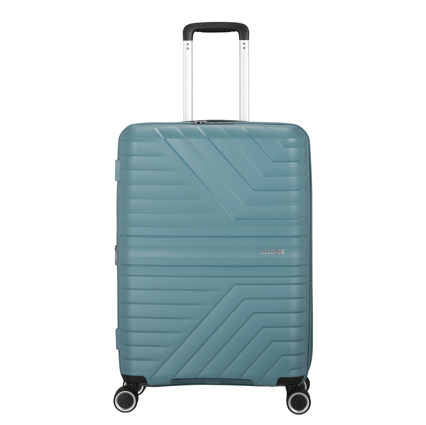 Travelbags American Tourister Flytwist Medium Spinner 67 cm Exp. storm blue hardcase koffer lichtgewicht koffer aanbieding