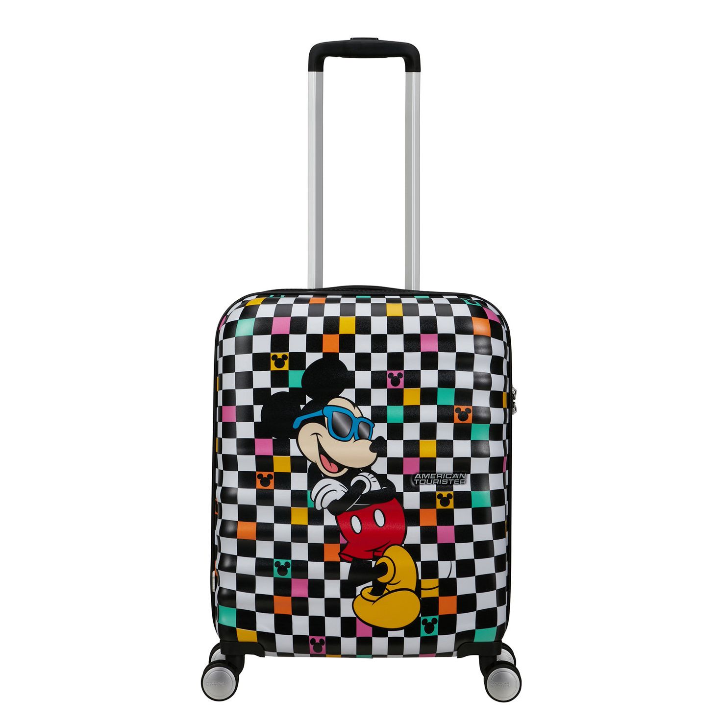 Travelbags American Tourister Wavebreaker Disney Spinner 55 cm Mickey Check hardcase koffer aanbieding