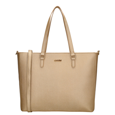 Charm London Birmingham II Shoulderbag 15.6" light gold