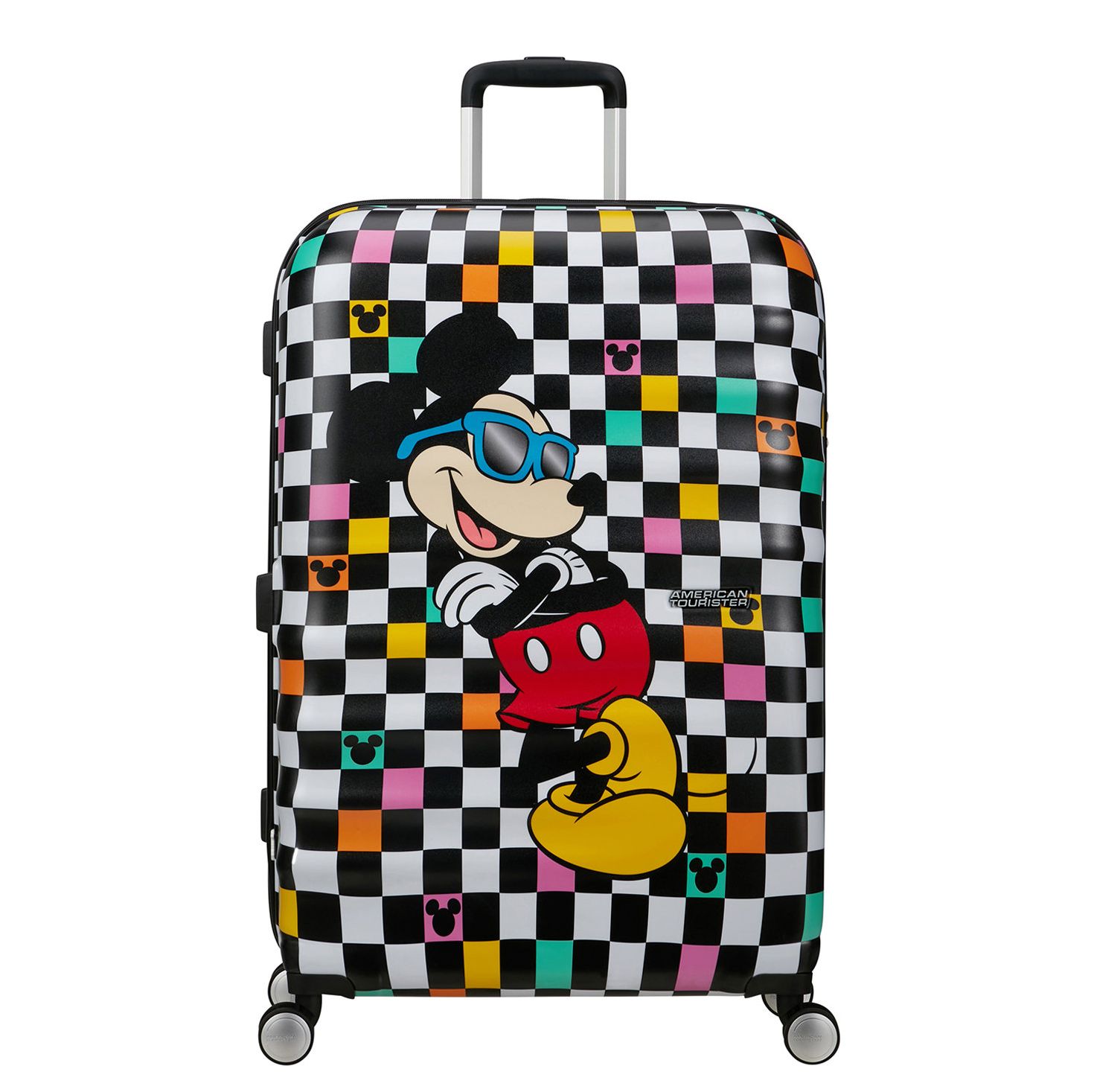Travelbags American Tourister Wavebreaker Disney Spinner 77 cm Mickey Check hardcase koffer aanbieding