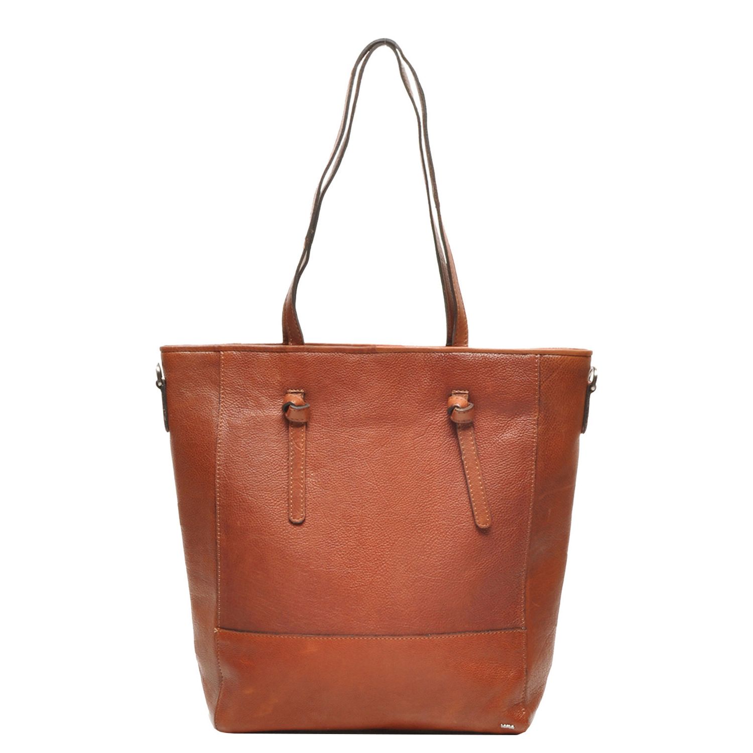 Berba shopper oranje en bruin