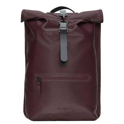 Rains Rolltop Rucksack W3 depth