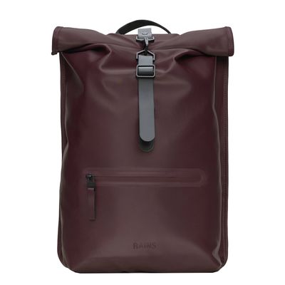 Rains Rolltop Rucksack W3 depth