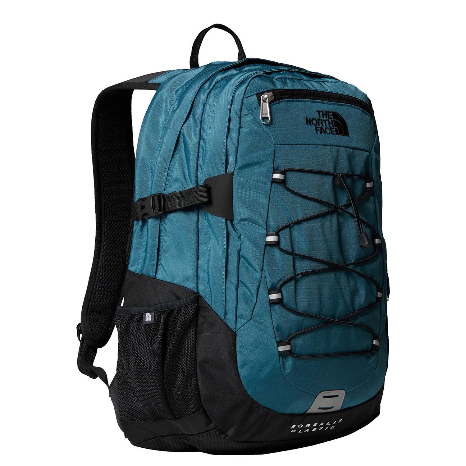 The North Face Borealis Classic schooltas zwart en blauw