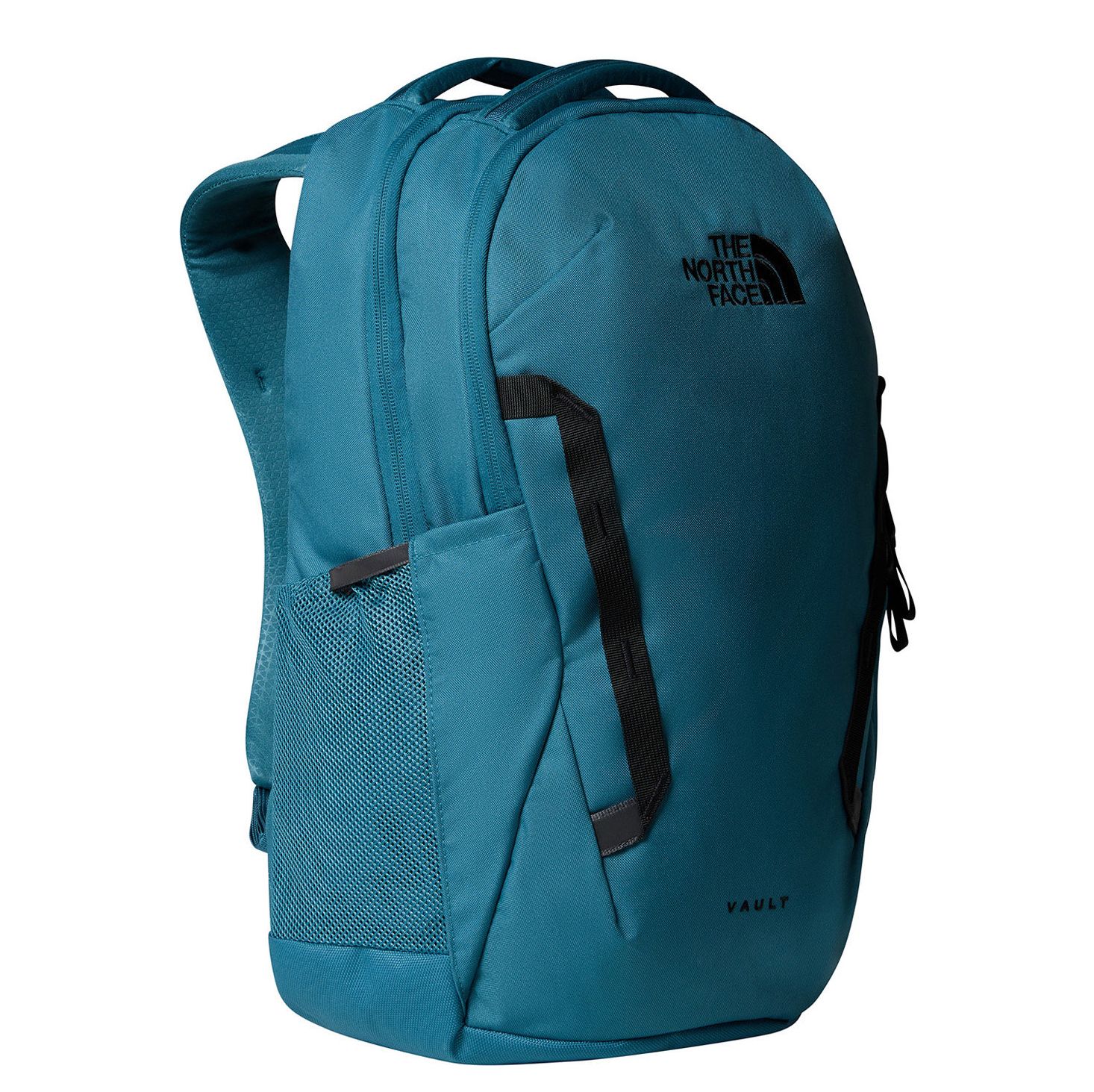 The North Face Vault rugzak zwart en blauw