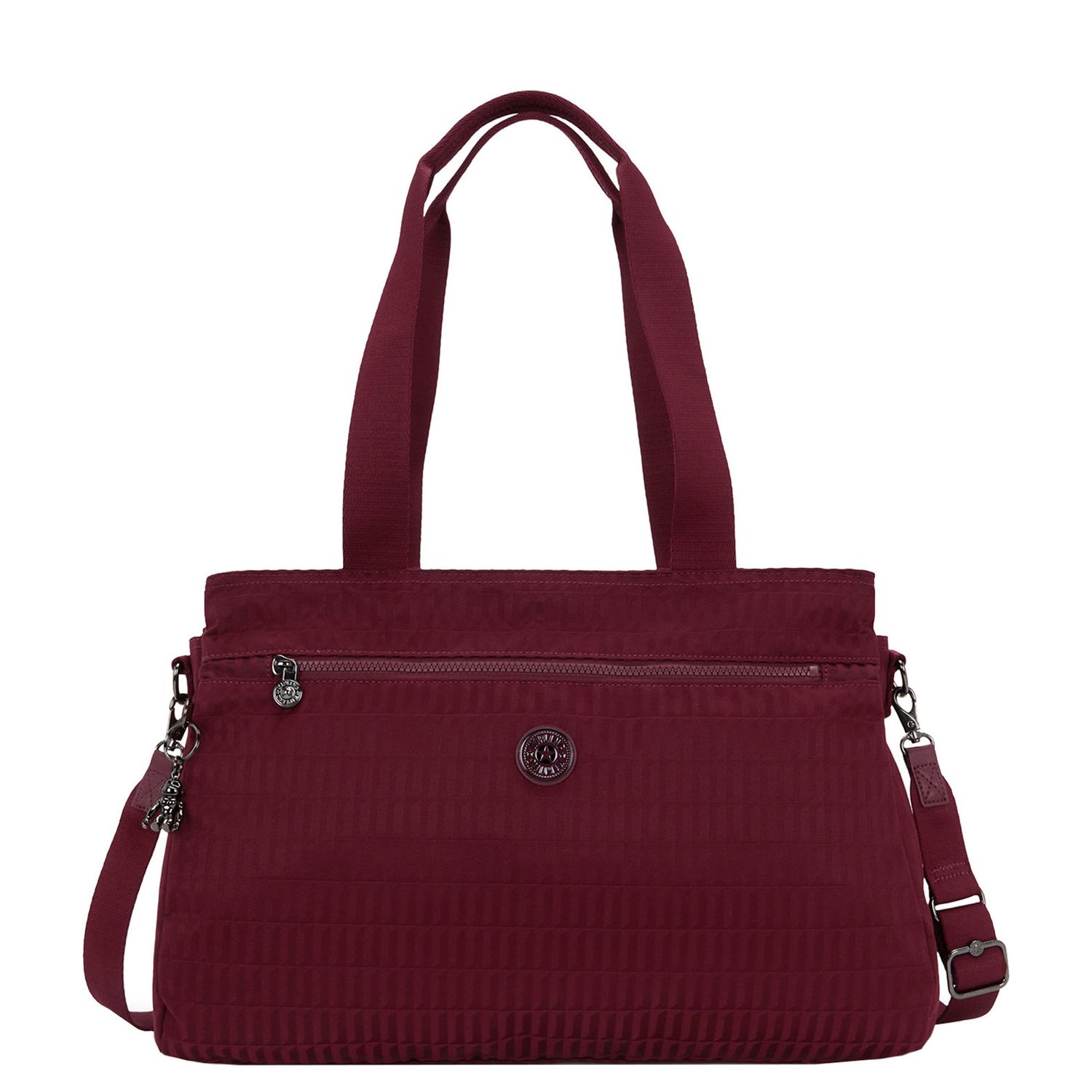 Kipling laptoptas rood en bruin