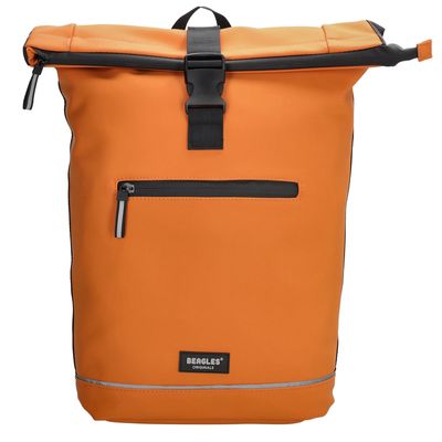 Beagles Originals Rolltop Rugtas Waterproof 15.6" oranje