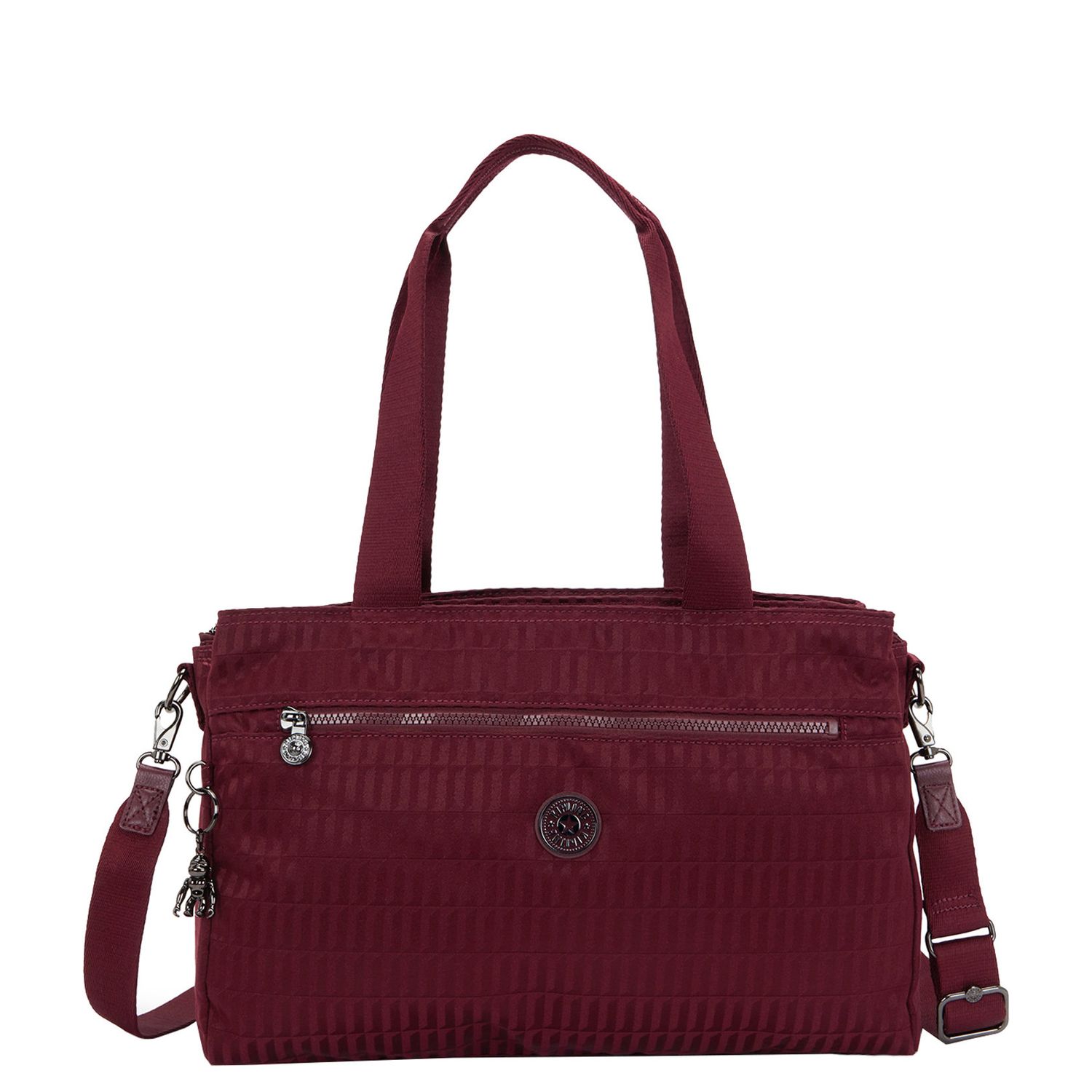 Kipling laptoptas rood en bruin