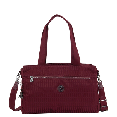 Kipling Elysia Work S e jq maroon tile jacquard