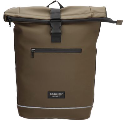 Beagles Originals Rolltop Rugtas Waterproof 15.6" olijf groen
