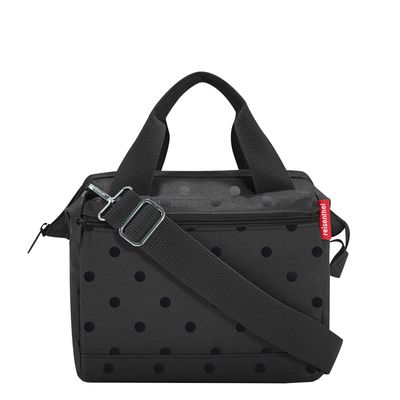 Reisenthel Travelling Allrounder Cross glossy dots black