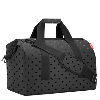 Reisenthel Travelling Allrounder L glossy dots black