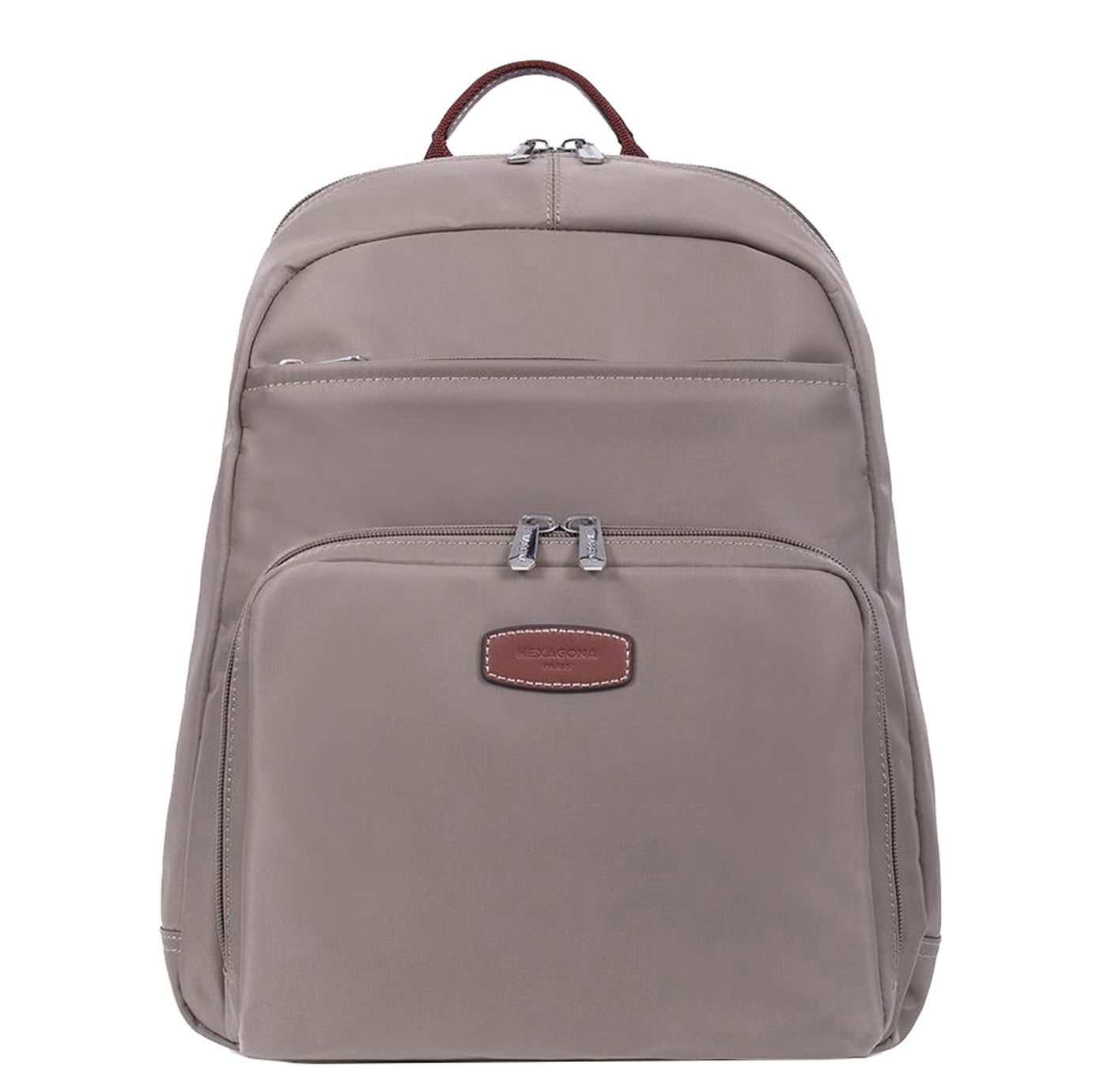 Hexagona Laptop Rugzakken grijs en taupe