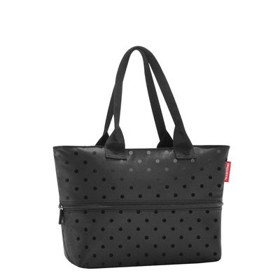 Reisenthel Shopping Shopper e1 glossy dots black