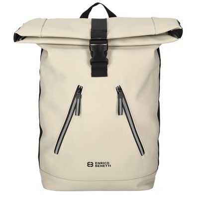 Enrico Benetti Bergen Laptop Backpack 17" light taupe