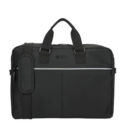 Enrico Benetti Bergen PU Laptop Shoulderbag 17" black