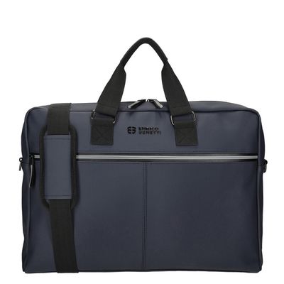 Enrico Benetti Bergen PU Laptop Shoulderbag 17" navy