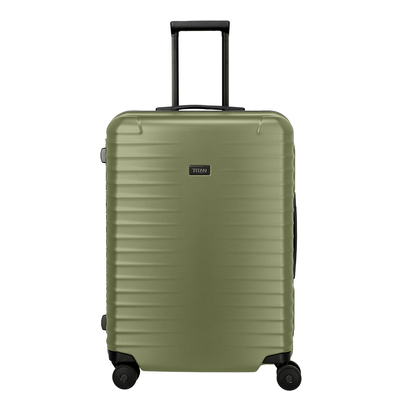 TITAN Overseas 4 Wheel Trolley M+ forest green