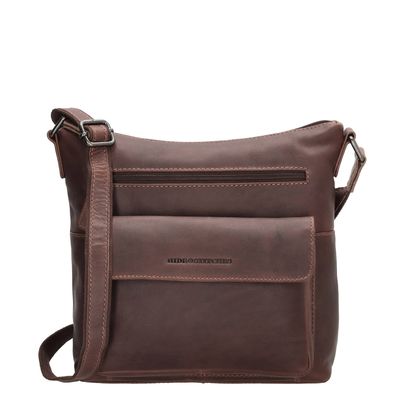 Hide & Stitches Japura Shoulderbag Large dark brown