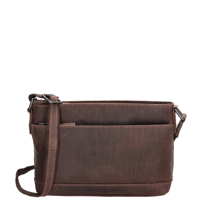 Hide & Stitches Japura Shoulderbag dark brown