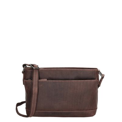 Hide & Stitches Japura Shoulderbag dark brown
