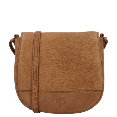 Hide & Stitches Idaho Crossbody Shoulderbag cognac