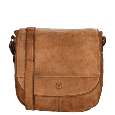 Hide & Stitches Idaho Shoulderbag cognac