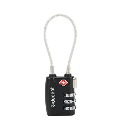 Decent 3-Digit TSA-Cablelock black