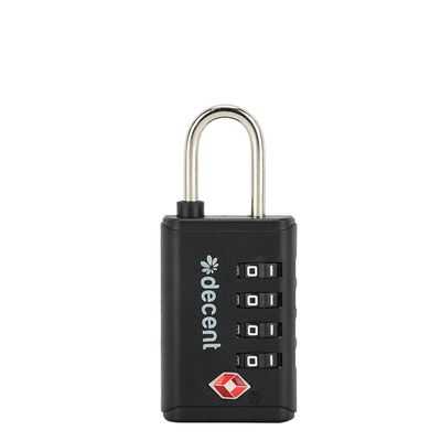 Decent 4-Digit TSA-Combinationlock black